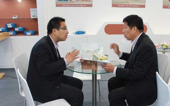 安邦集团参加中国（北京）国际供热通风空调、卫生洁具及城建设备与技术展会现场(图7)